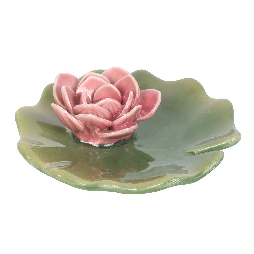 Lily Pad Trinket Dish & Incense Stick Holder