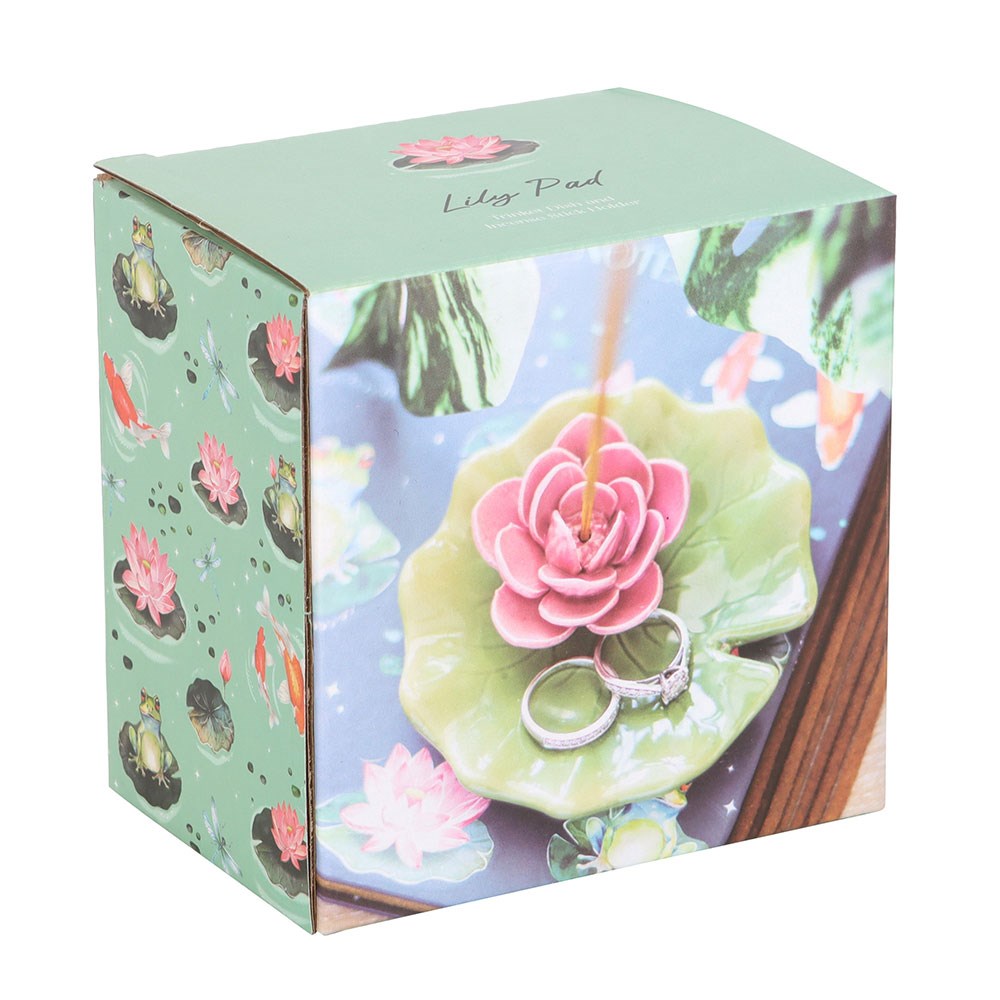 Lily Pad Trinket Dish & Incense Stick Holder
