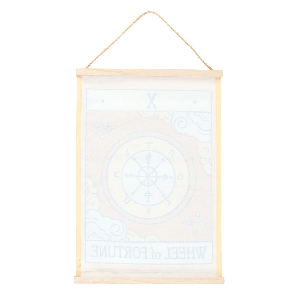 Wheel Of Fortune Vintage Tarot Wall Hanging