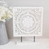 Carved Floral Plaque on Stand - Picture Perfect Interiors