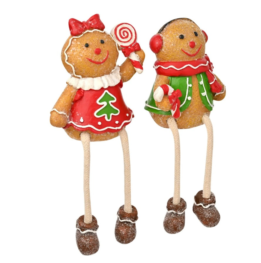 Gingerbread Figure Shelf Sitter