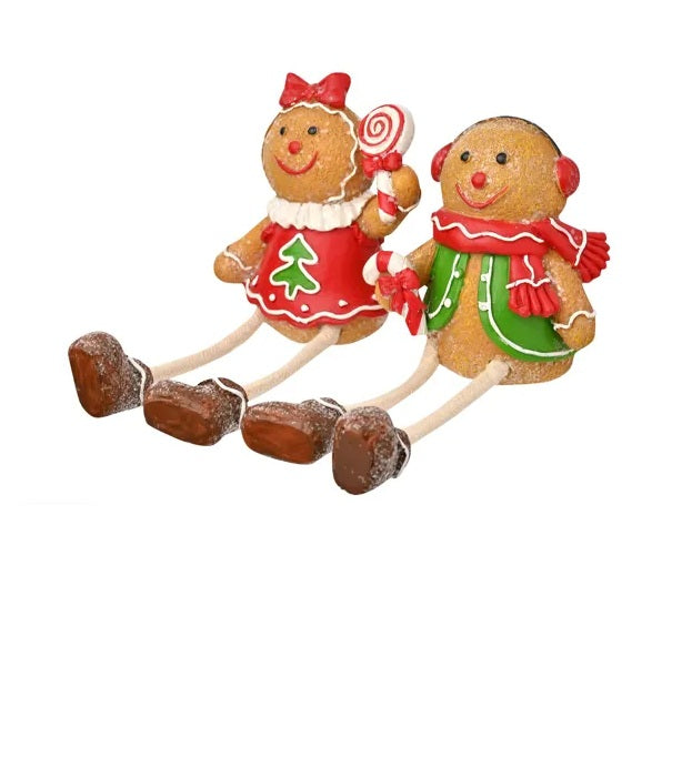Gingerbread Figure Shelf Sitter