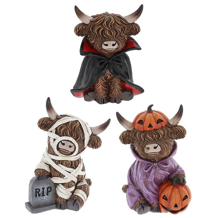 Spooky Halloween Costume Highland Cow