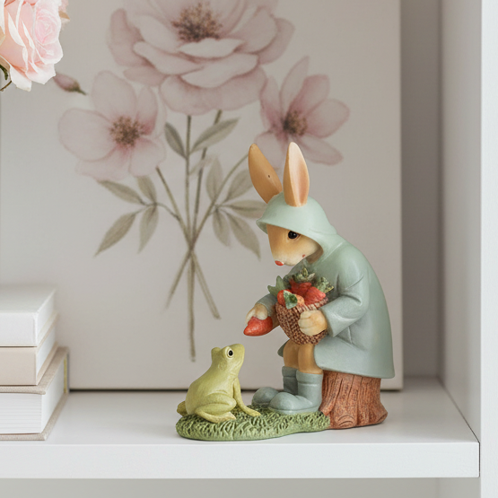 Bunny &amp; Frog Ornament