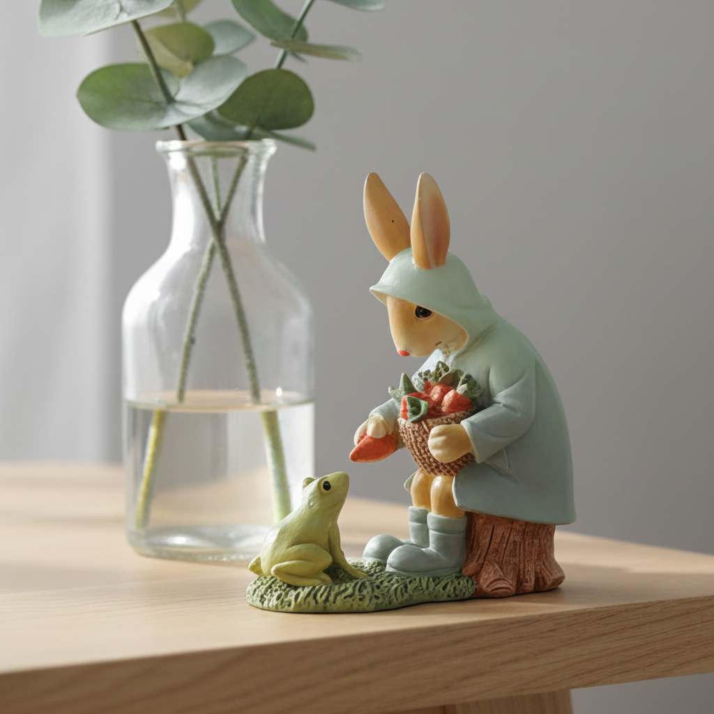 Bunny &amp; Frog Ornament