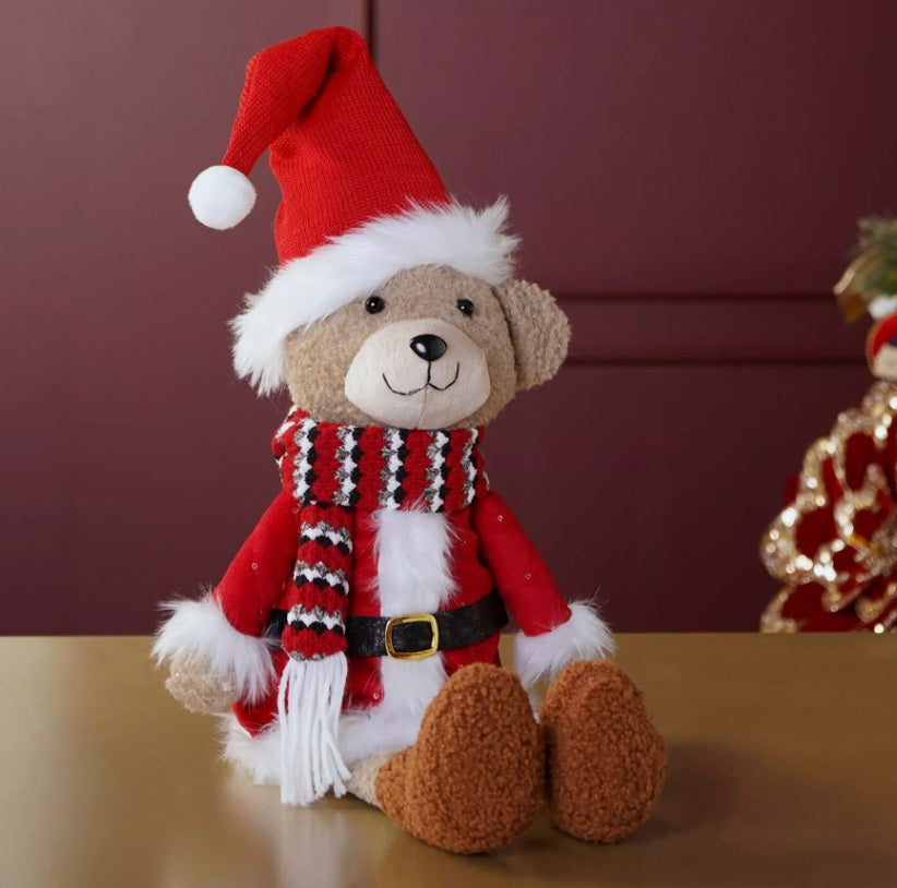 Real Tidings Sitting Christmas Bear