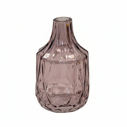 Vintage Amethyst Glass Bottle Vase
