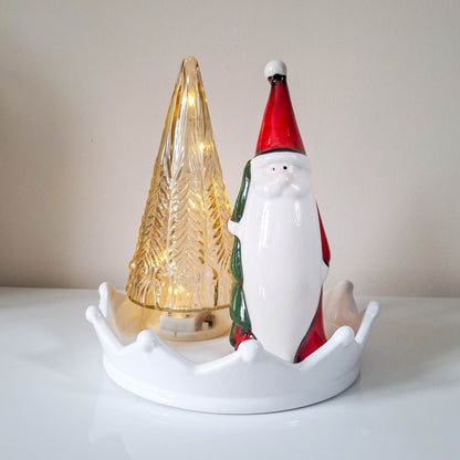 White Ceramic Crown Tray