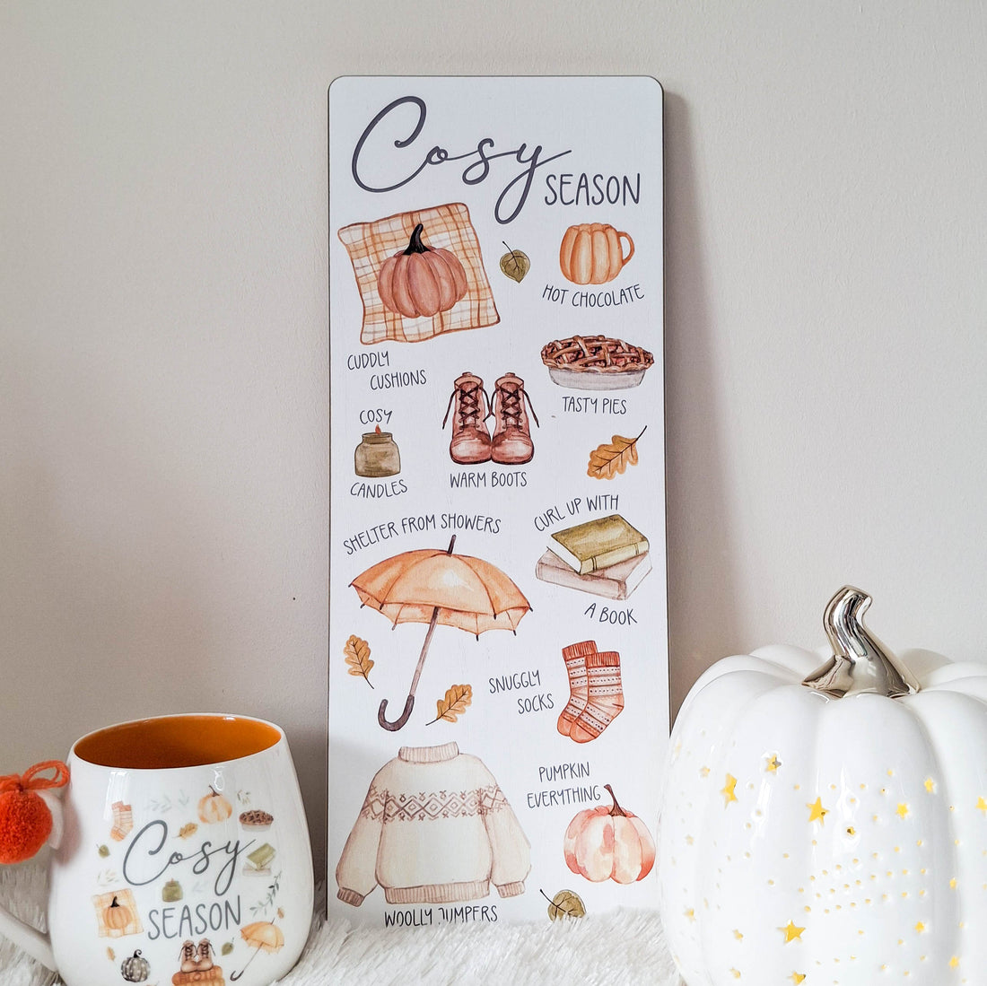 Cosy Season Wooden Plaque