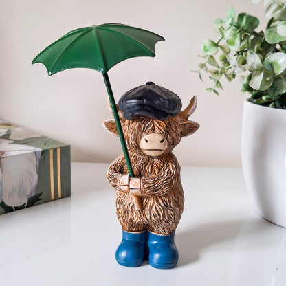 Rainy Days Boy Highland Cow