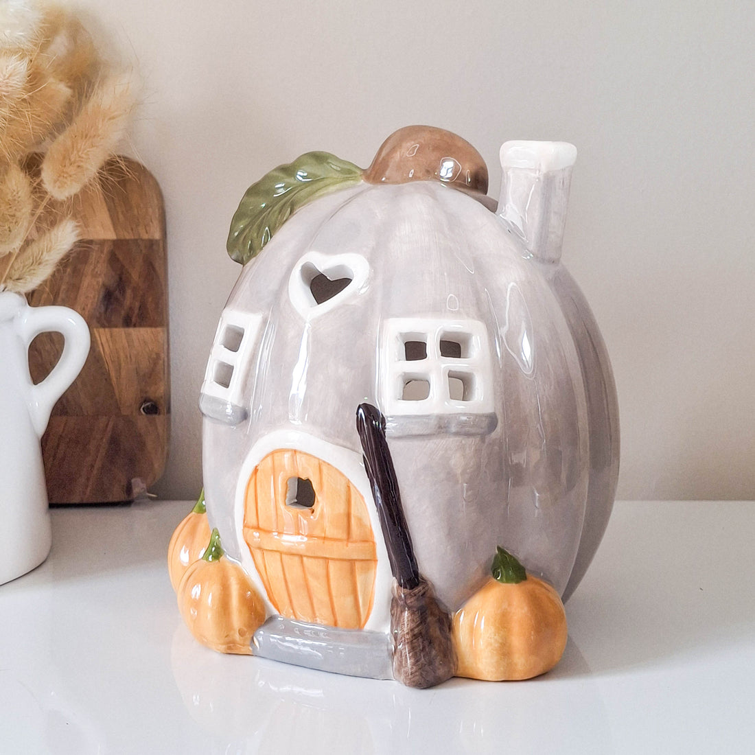 Pumpkin Tealight House