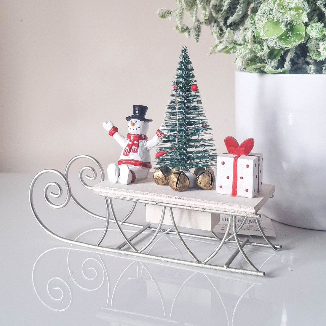 Snowman Light Up Sledge