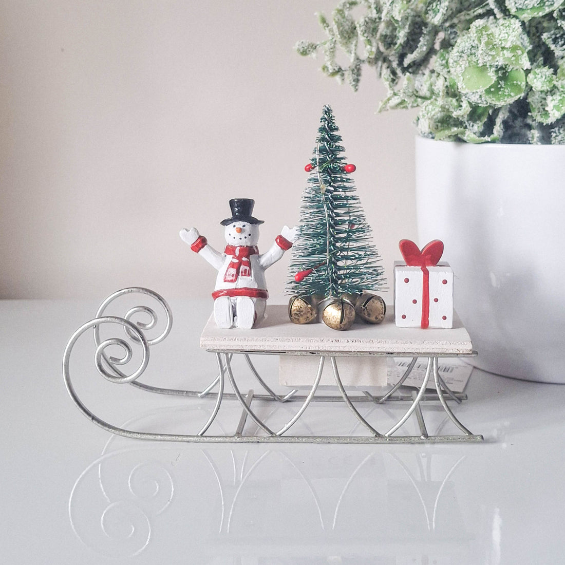 Snowman Light Up Sledge