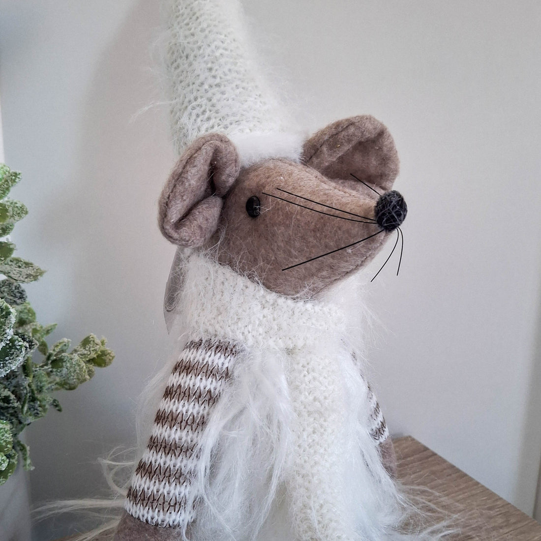 Sitting Winter Mouse