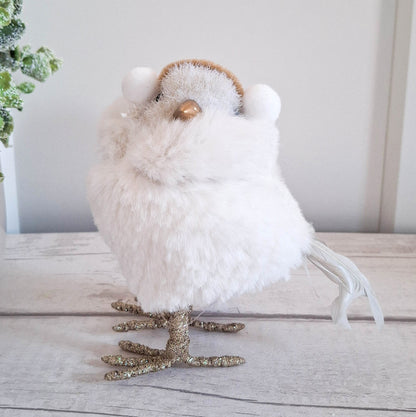 Cream &amp; Gold Standing Bird