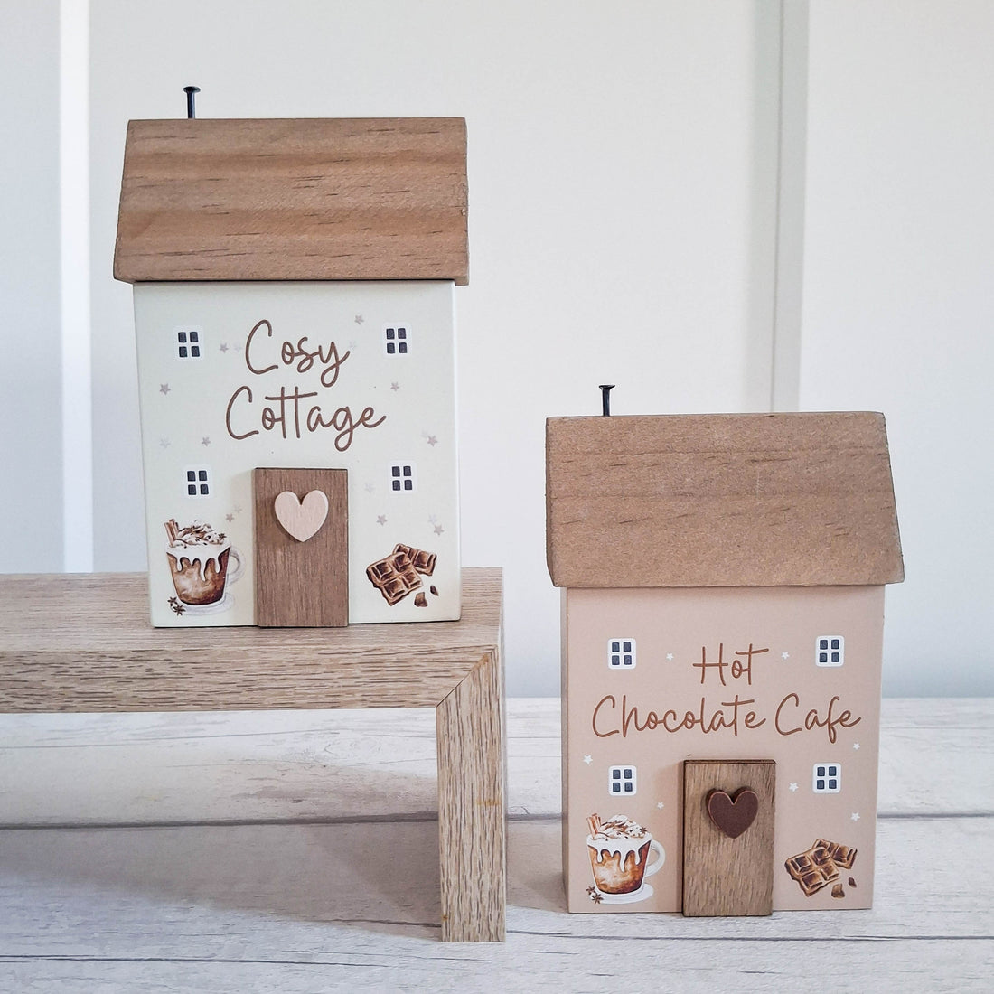 Cosy Time Small Wooden House Block