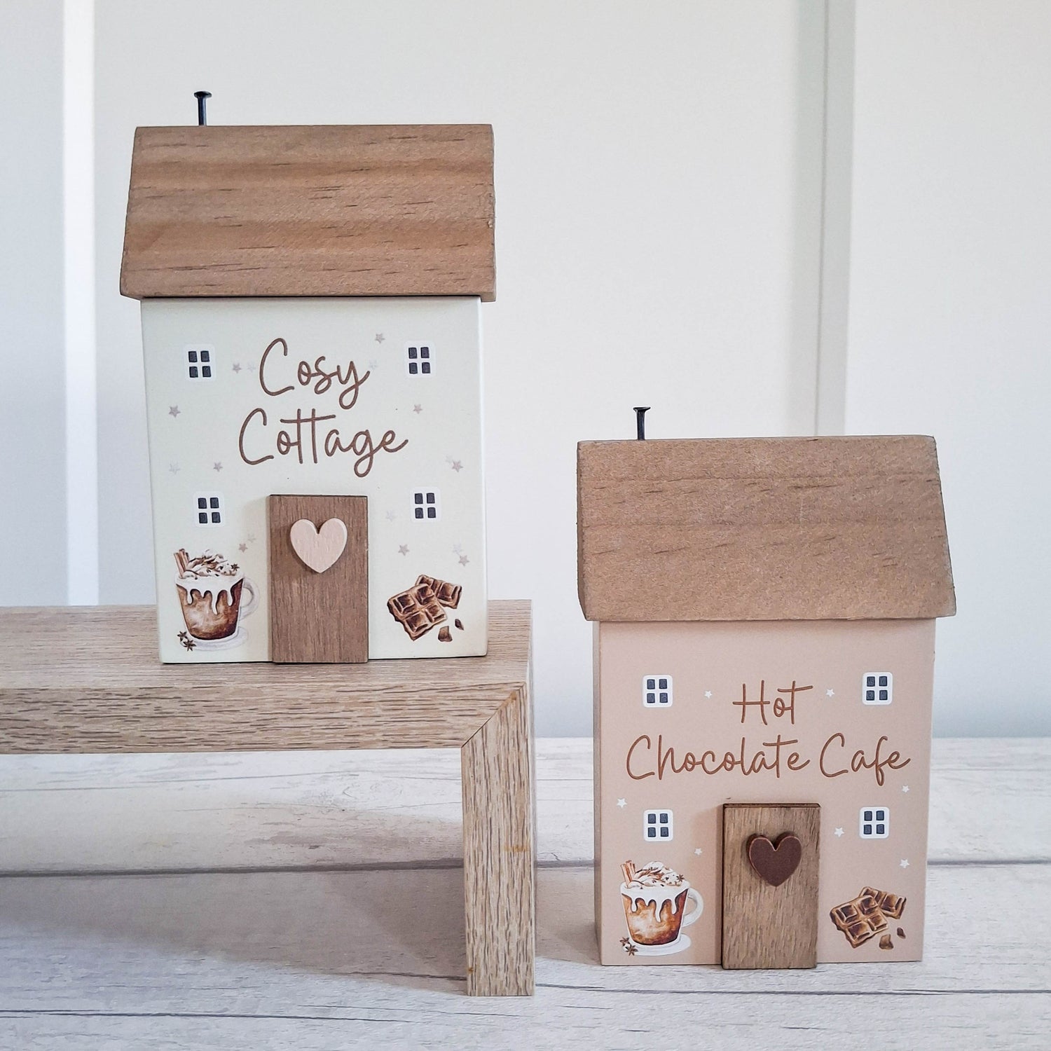Cosy Time Small Wooden House Block