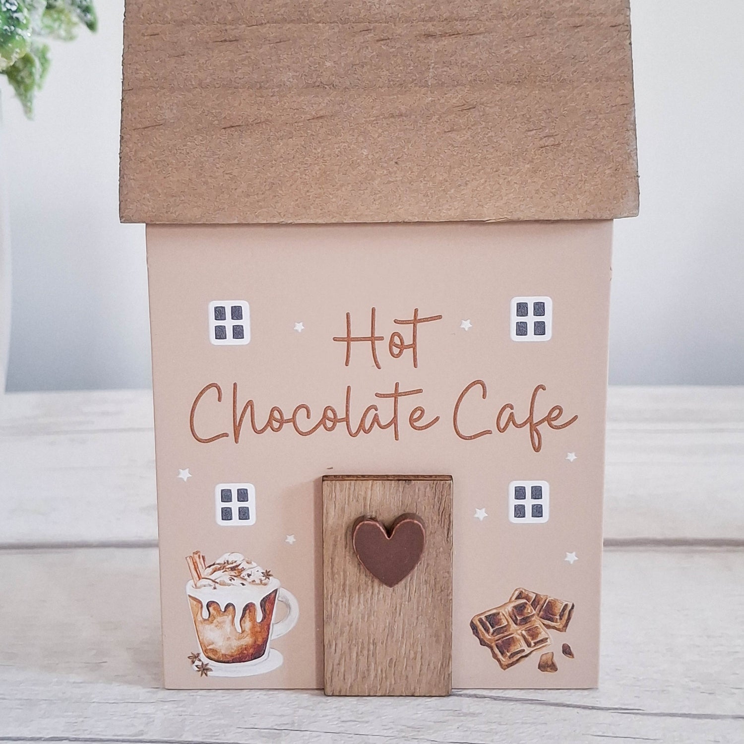 Cosy Time Small Wooden House Block