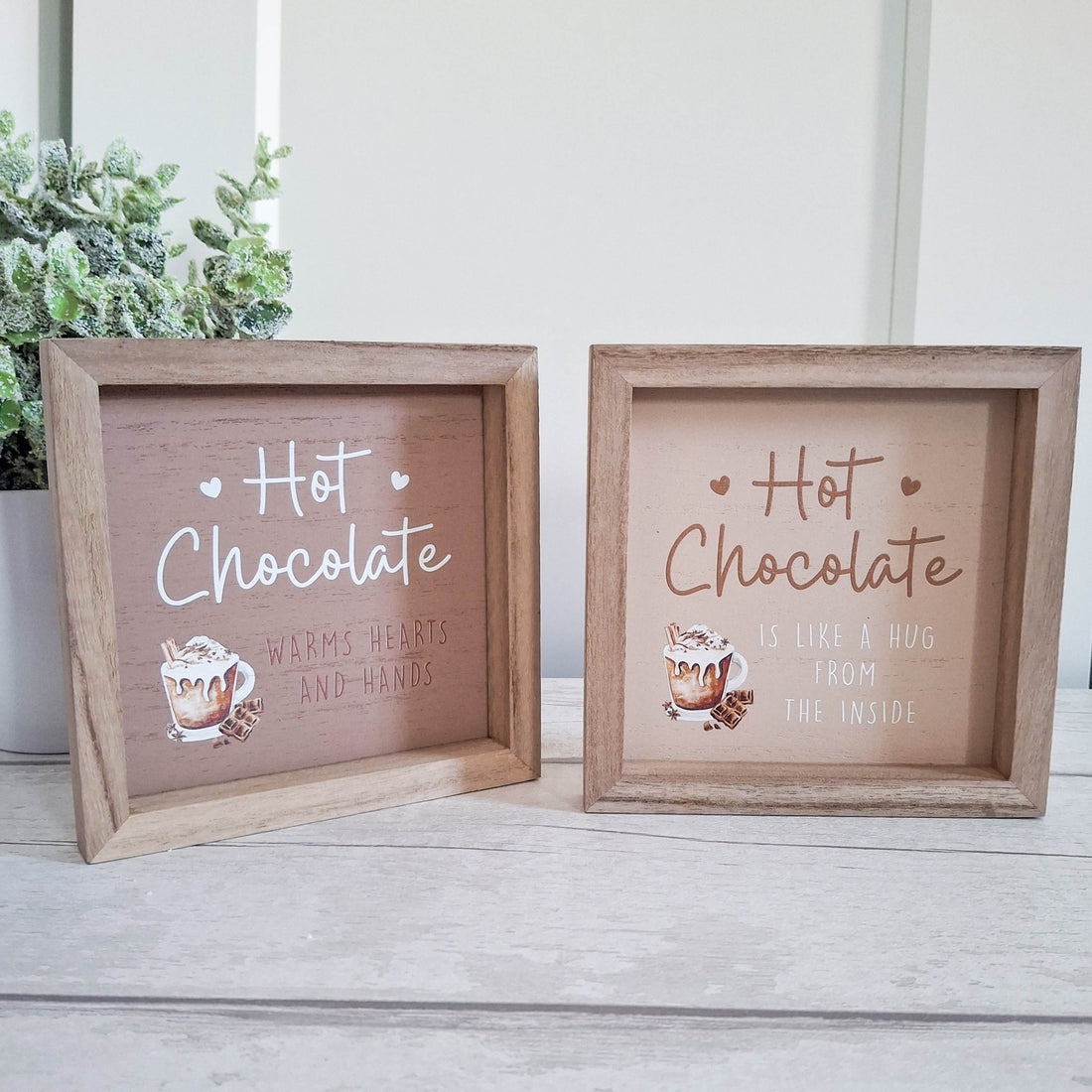 Hot Chocolate Wooden Sign