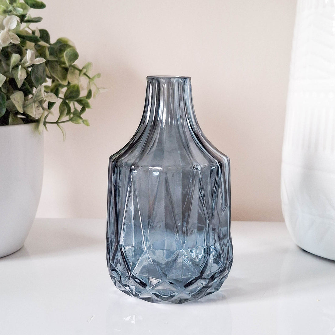 Vintage Blue Bottle Vase