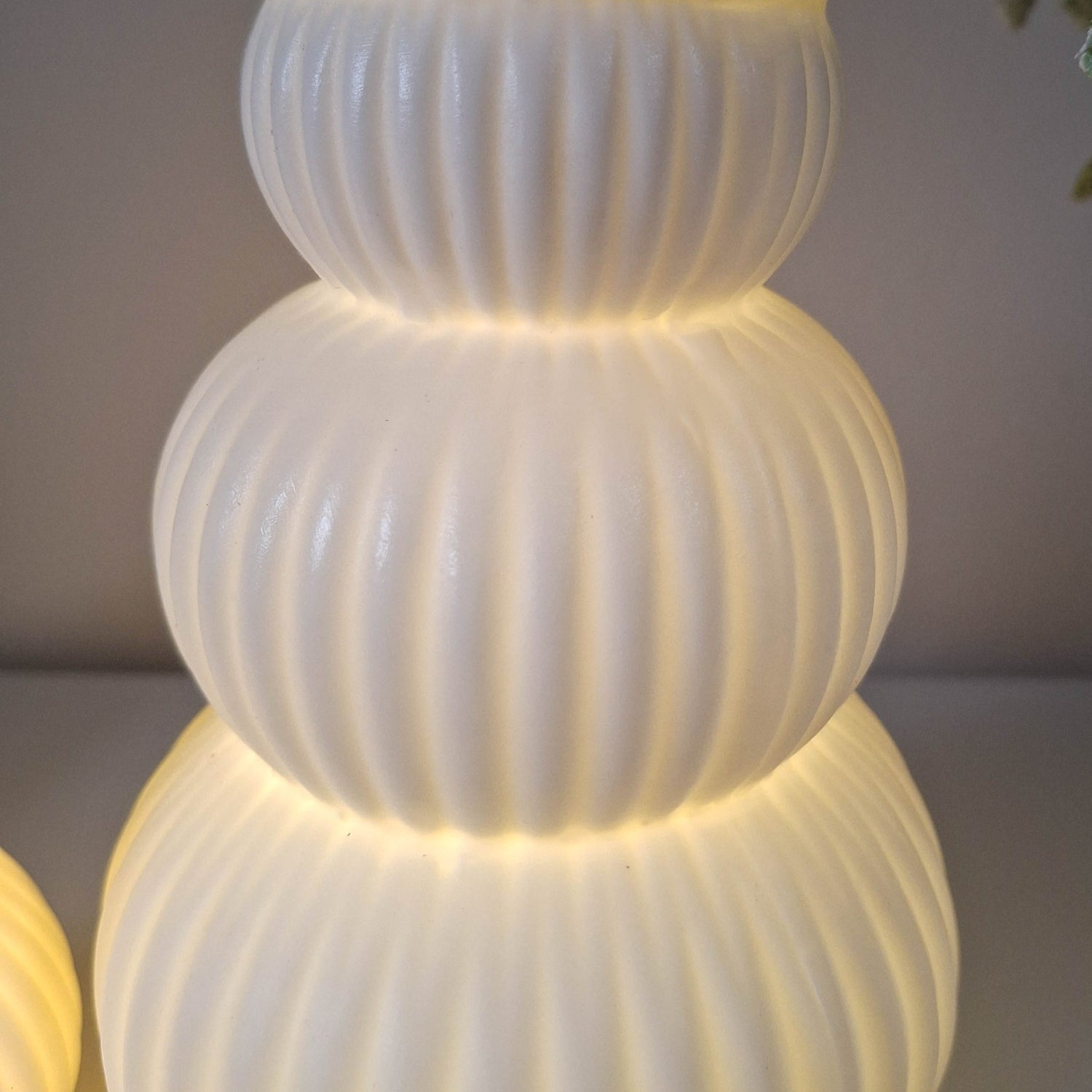 Matt White LED Snowman
