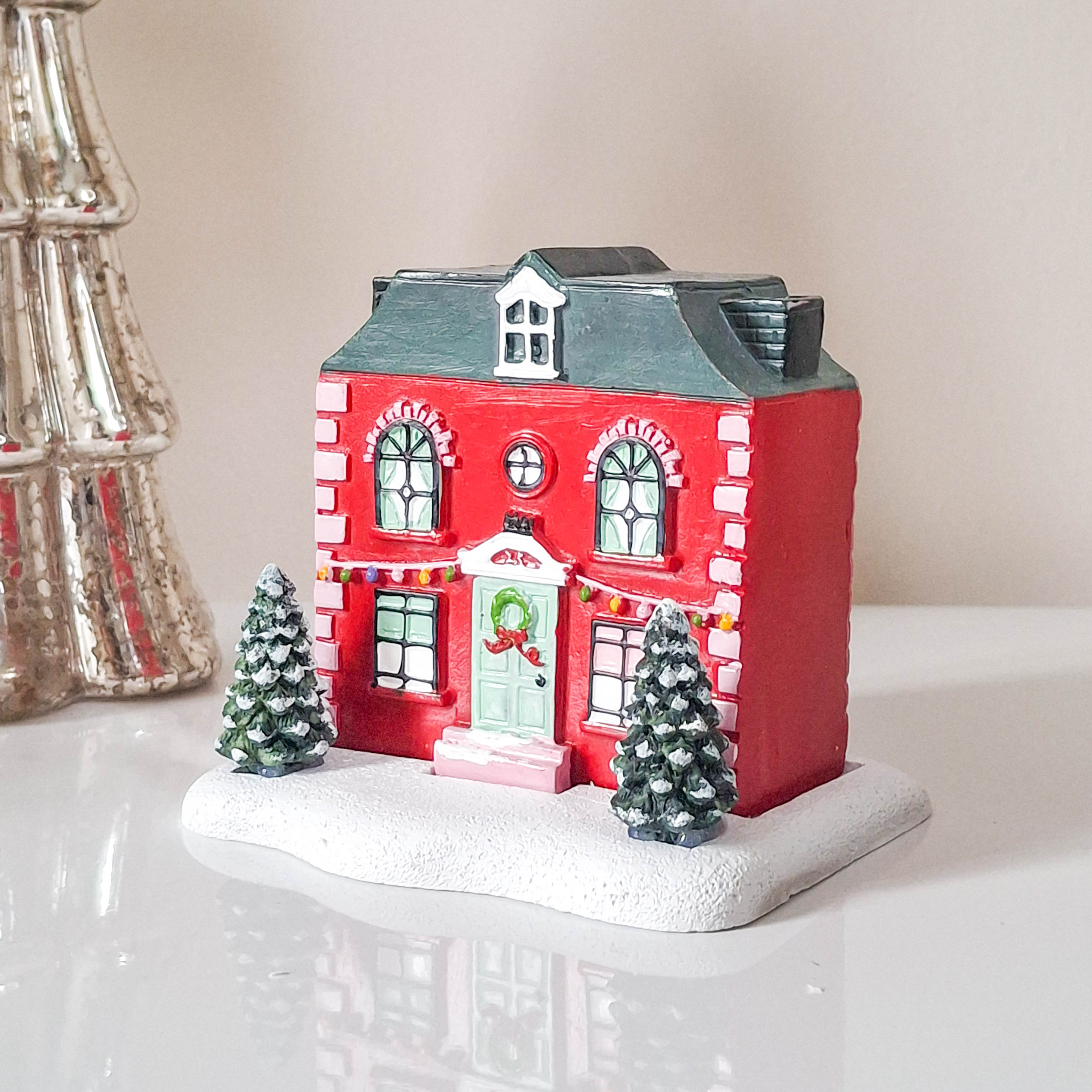 Christmas House Incense Cone Burner