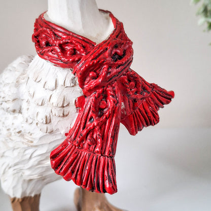 Christmas Duck with Red Scarf