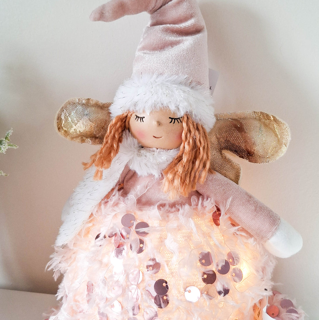 Pink Dangly Leg Angel