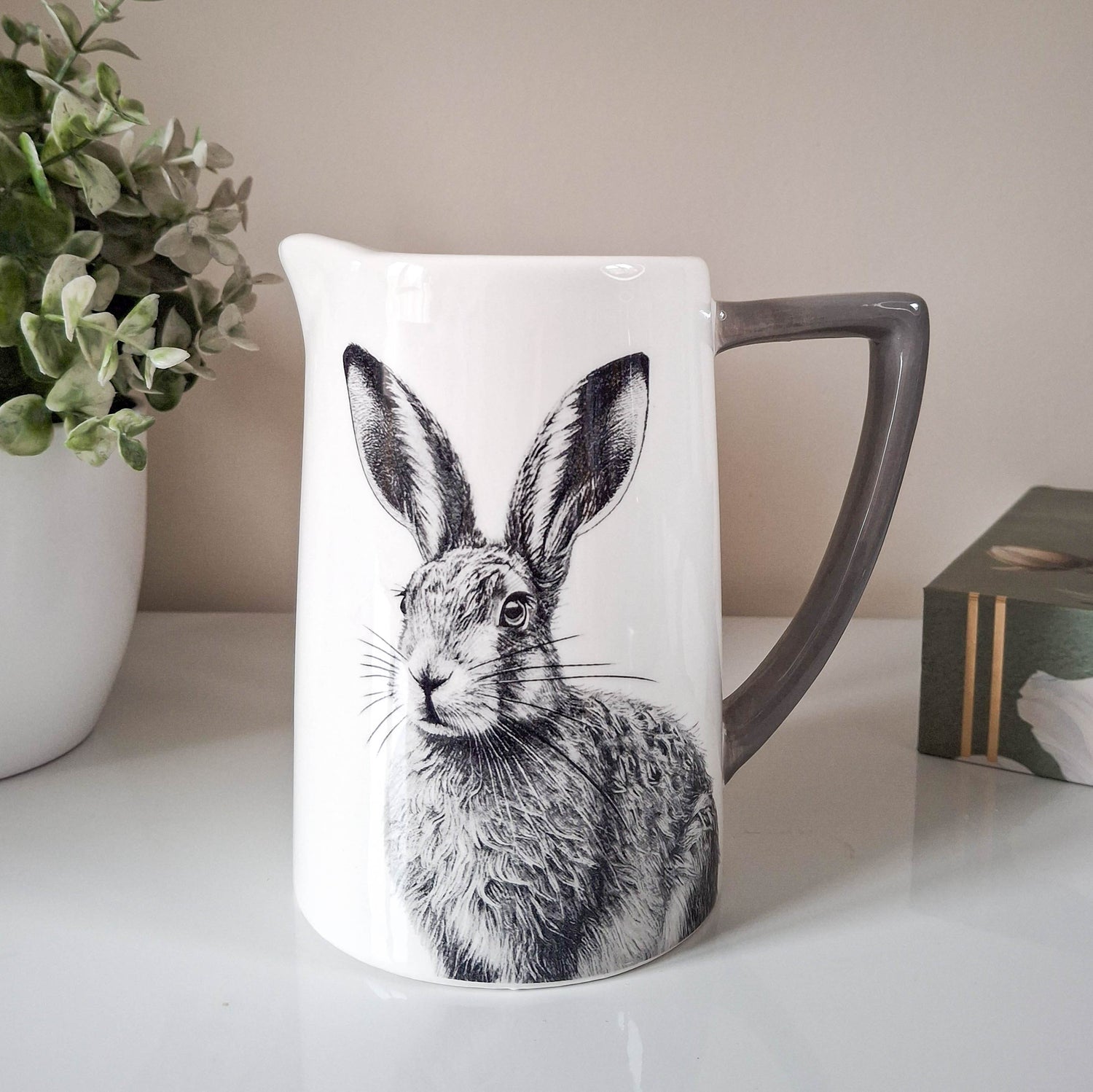 Country Hare Ceramic Jug