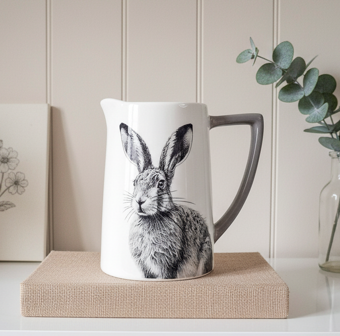 Country Hare Ceramic Jug