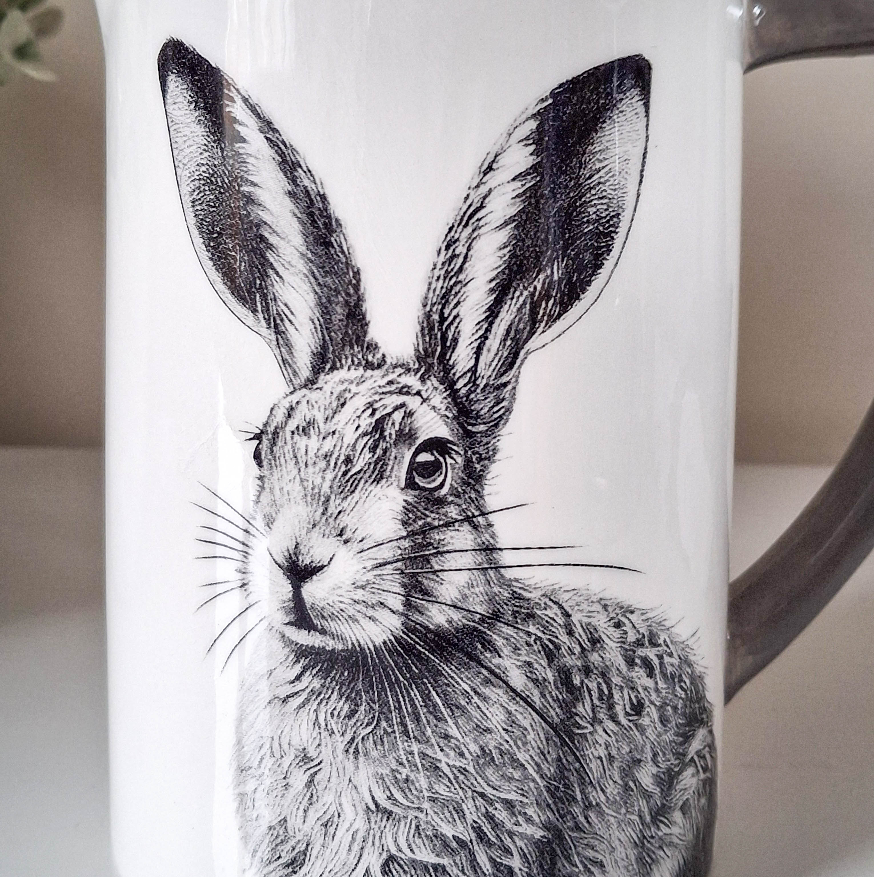 Country Hare Ceramic Jug