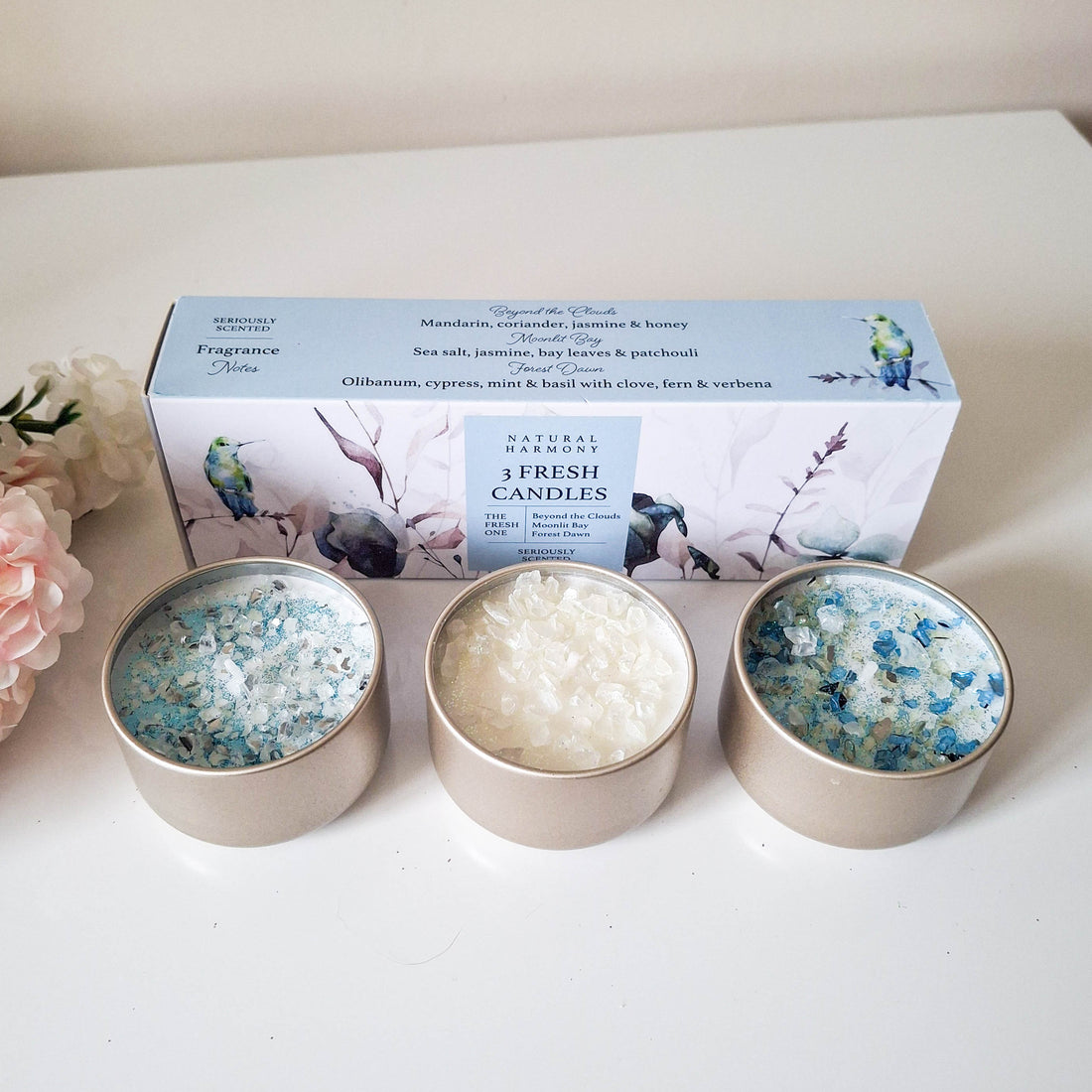 Natural Harmony Fresh Candles 3 Piece Set