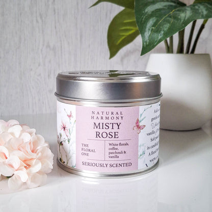 Natural Harmony Misty Rose Scented Candle