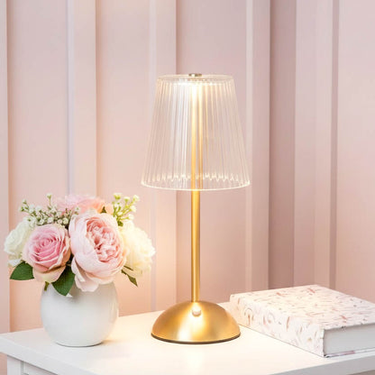 Bronze Gold LED USB Touch Table Lamp