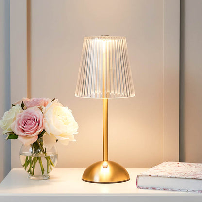 Bronze Gold LED USB Touch Table Lamp