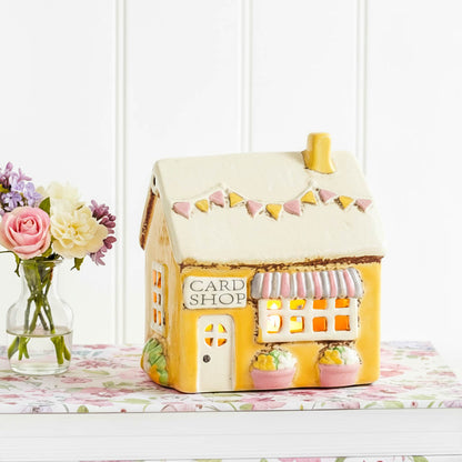 Village Pottery Card Shop Tealight Cottage