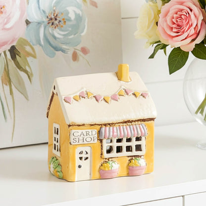 Village Pottery Card Shop Tealight Cottage
