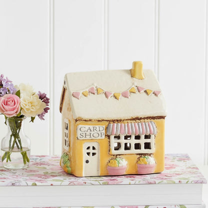Village Pottery Card Shop Tealight Cottage
