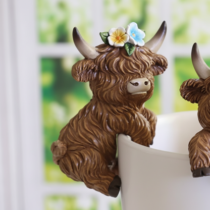 Highland Cow Pot Hanger