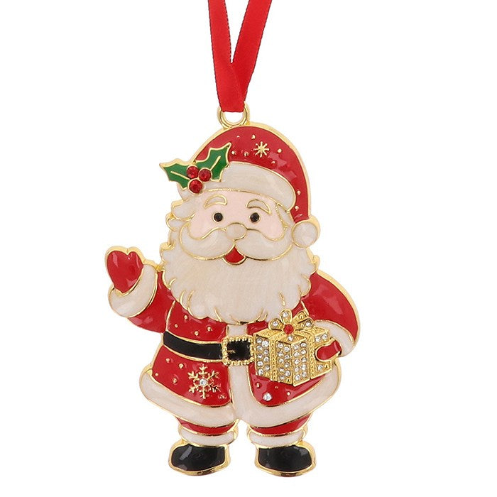 Christmas Treasures Santa Tree Hanger
