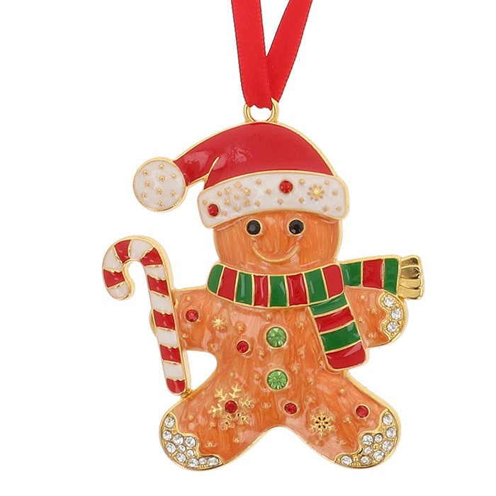 Christmas Treasures Gingerbread Man Tree Hanger