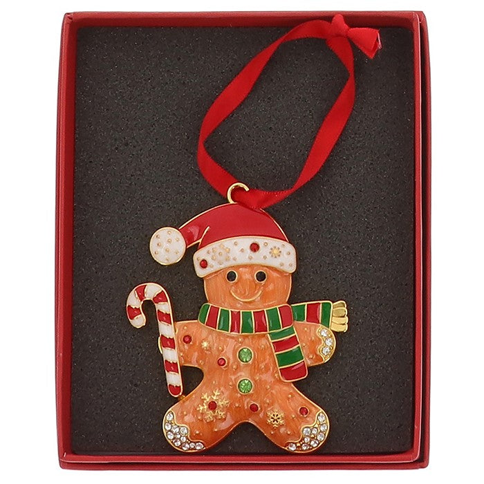 Christmas Treasures Gingerbread Man Tree Hanger
