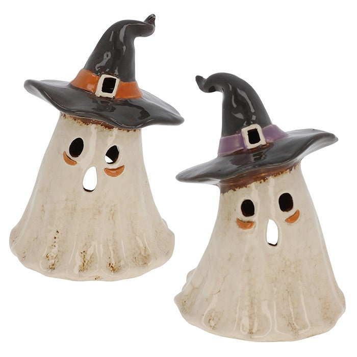 Village Pottery Ghost Tealight Holder
