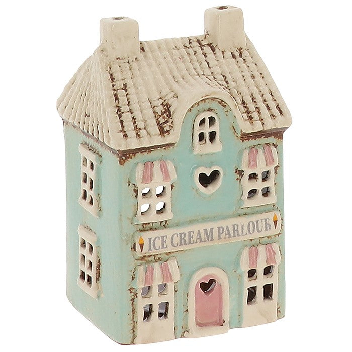 Ice Cream Parlour Ceramic Tealight House