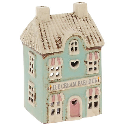 Ice Cream Parlour Ceramic Tealight House