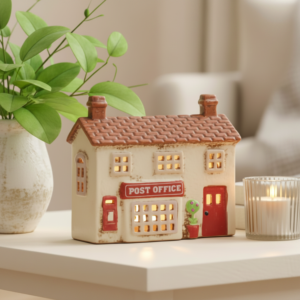 Village Pottery Tealight Post Office