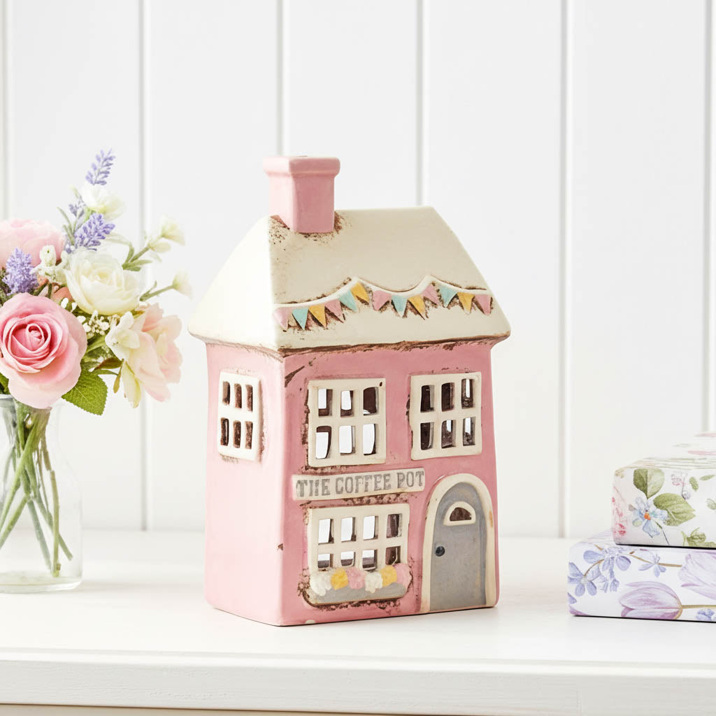 Village Pottery The Coffee Pot Tealight House