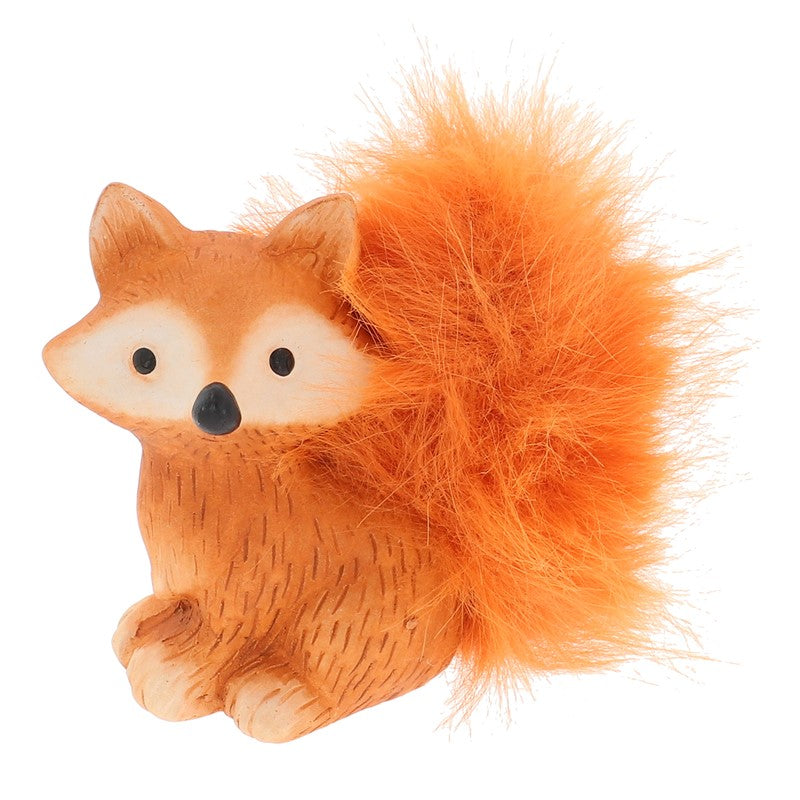 Fuzzy Fox Ornament 9cm