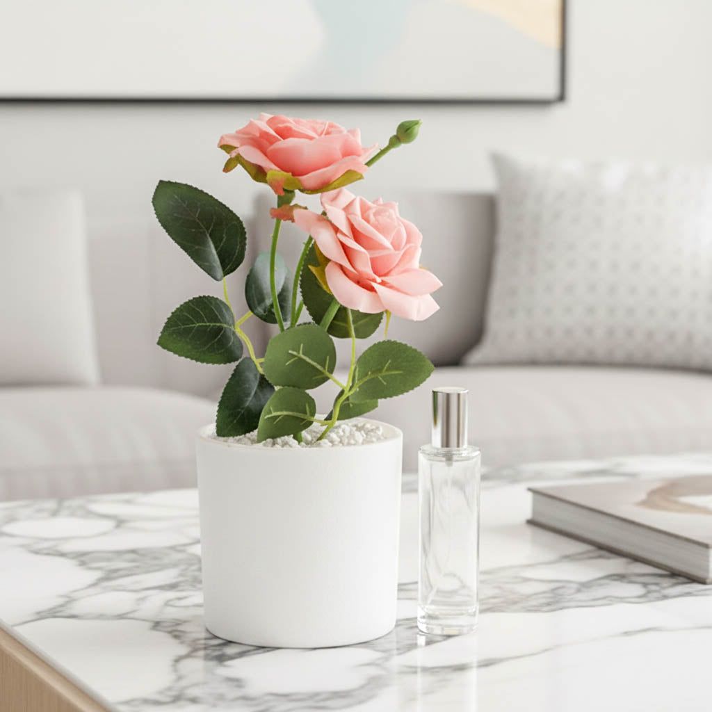 Faux Pink Rose Room Scent Blooms