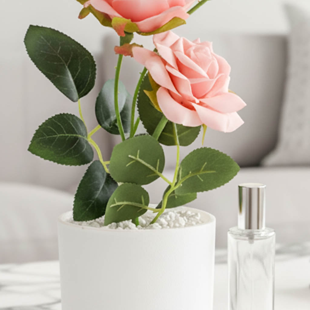 Faux Pink Rose Room Scent Blooms